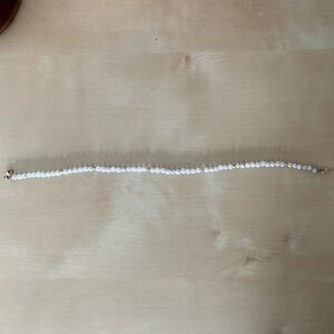 WHITE MARBLE CRYSTAL CHOKER